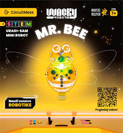Wacky Robots uradi-sam mini robot za početnike – Mr. Bee TALENT SHOW