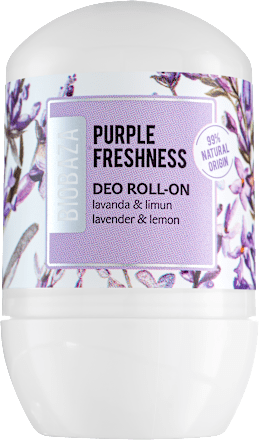 Purple Freshness deo roll-on - lavanda i bergamot Biobaza