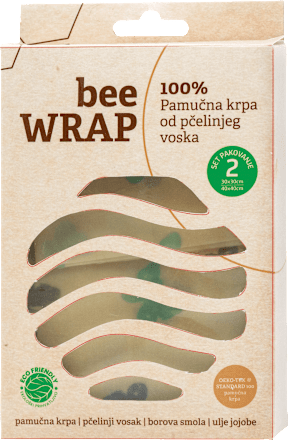 Pamučna krpa od pčelinjeg voska beeJapa