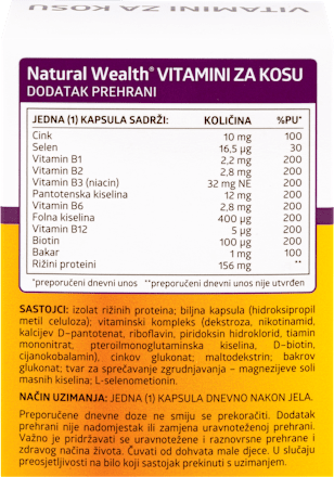 Vitamini za kosu Natural Wealth