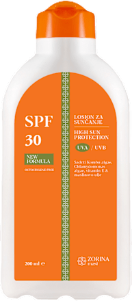Losion za sunce, SPF 30 ZORINA mast