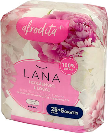 Lana higijenski ulošci - bez krilaca afrodita+
