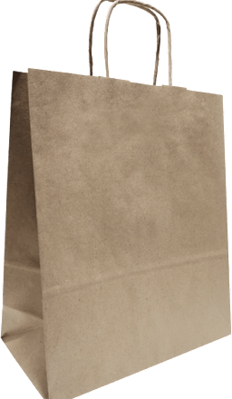 Smeđa papirna vrećica  PLASTEX