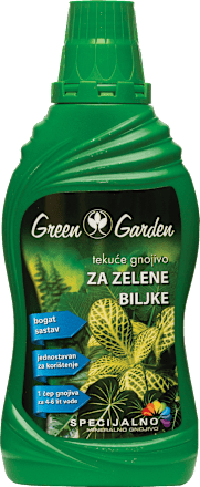 Tečno gnojivo za zelene biljke Green Garden