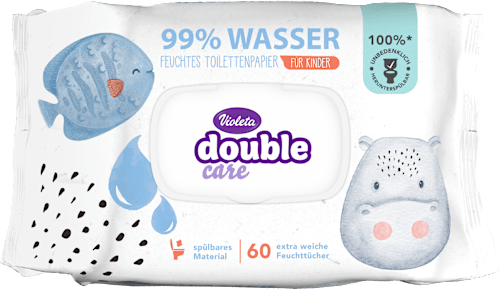 double care vlažni toaletni papir za djecu Violeta