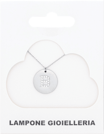 Ogrlica slovo B - Silver Lampone