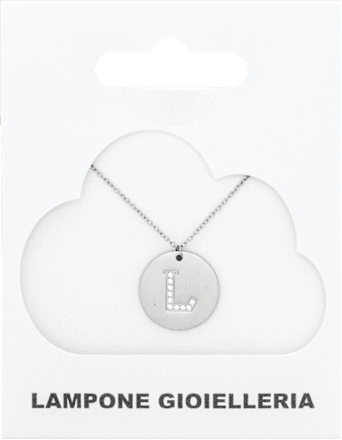 Ogrlica slovo L - Silver Lampone