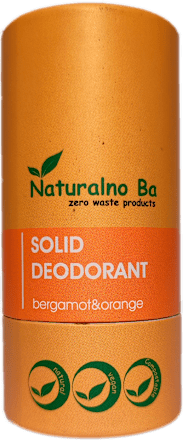 Solid Deodorant bergamot i narandža Naturalno Ba