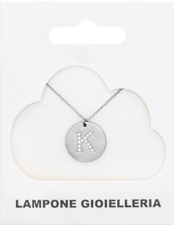 Ogrlica slovo K - Silver Lampone