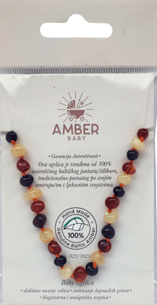 Ćilibar ogrlica - mix Amber