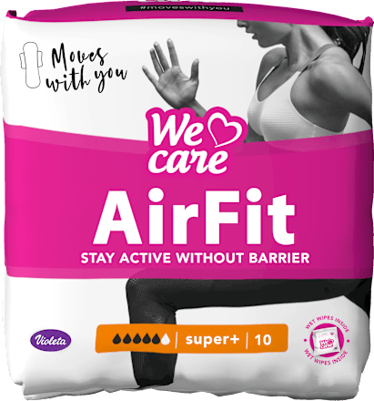 Air Fit higijenski ulošci - super + Violeta