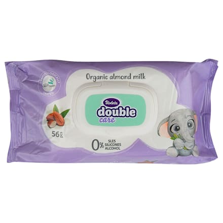 double care vlažne maramice – organsko bademovo mleko Violeta