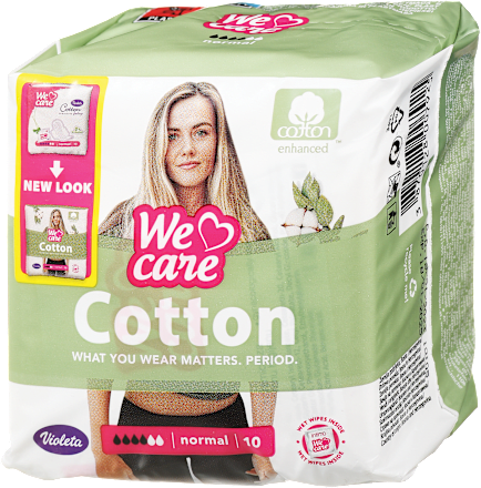 Damski vložki Cotton Normal We care