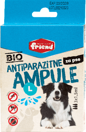Bio antiparazitne ampule za pse  Friend