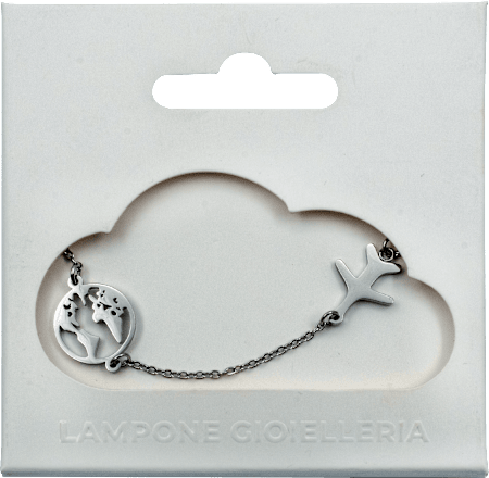 Narukvica putovanje - silver Lampone