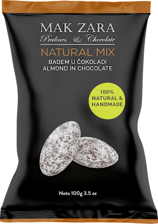 Natural Mix badem u čokoladi Mak Zara