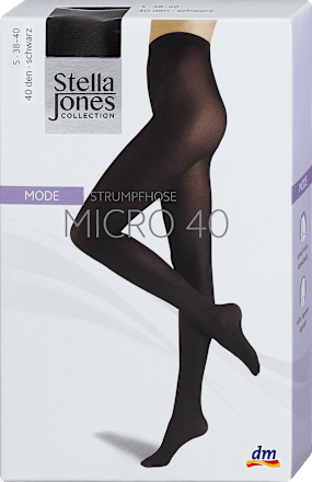 Mode Strumpfhose Micro schwarz DEN 40, Gr. 38-40 Stella Jones
