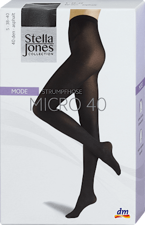 punčochové kalhoty Micro 40DEN, velikost S 38-40, černé Stella Jones