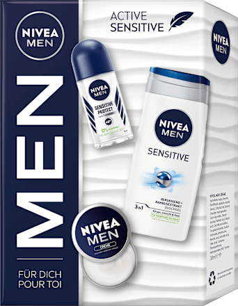 Geschenkset Active Sensitive 3tlg NIVEA MEN