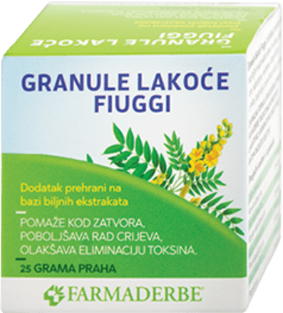 Fiuggi granule lakoće, 25 g praha FARMADERBE
