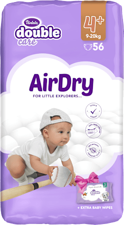 double care AirDry pelene 4+ maxi plus (9 – 15 kg) Violeta