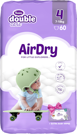 double care AirDry pelene 4 maxi (8 – 14 kg) Violeta