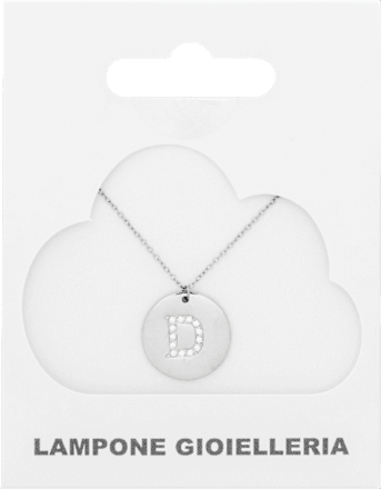 Ogrlica slovo D - Silver Lampone