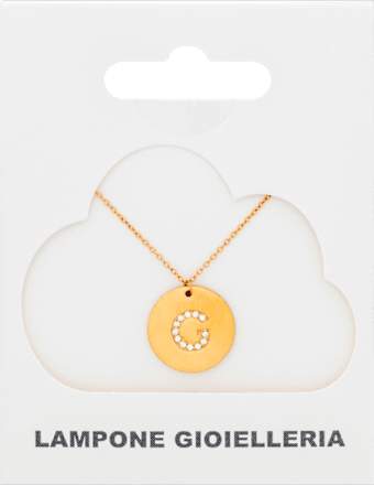 Ogrlica slovo G - Gold Lampone