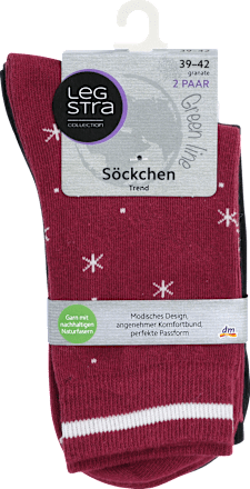 Söckchen Trend Wintermotiv Gr. 39-42 (2 Paar) Legstra