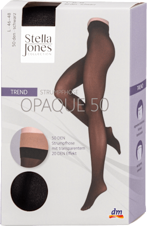 Trend hulahopke Opaque, 50 DEN, veličina L 44 – 46 – crna Stella Jones