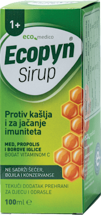 Ecopyn sirup protiv kašlja i za jačanje imuniteta eco medico