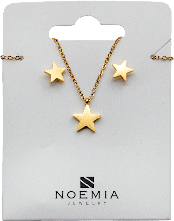 Simple Star set ogrlica i naušnice Noemia