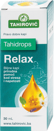 Tahidrops Relax Biljne kapi za smirenje i nesanicu TAHIROVIĆ