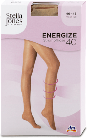 punčochové kalhoty Energize 40DEN, velikost L 46-48, make-up Stella Jones
