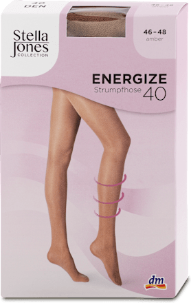 punčochové kalhoty Energize 40DEN, velikost L 46-48, amber Stella Jones