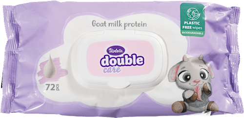 double care vlažne maramice – kozje mleko Violeta