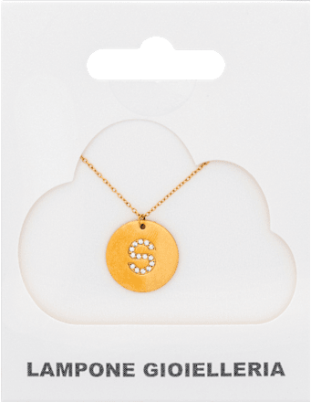 Ogrlica slovo S - Gold Lampone