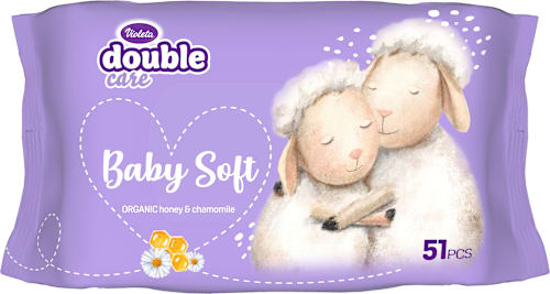 Vlažni robčki Baby Soft  Violeta