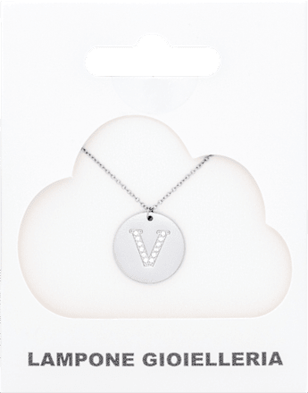 Ogrlica slovo V - Silver Lampone