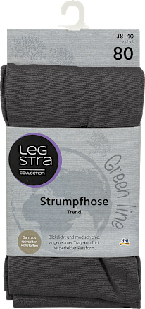 Strumpfhose Trend 80 DEN asphalt, Gr. 38-40 Legstra