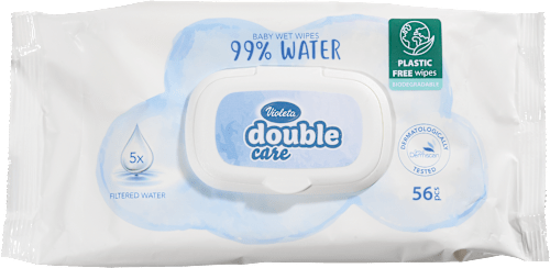 Vlažni robčki 99 % Water Violeta