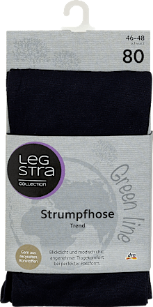 Strumpfhose Trend 80 DEN schwarz, Gr. 46-48 Legstra