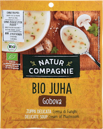 Bio gobova kremna juha NATUR COMPAGNIE