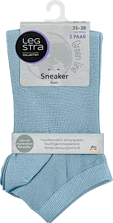 ponožky Sneaker Bacic modré, velikost 35-38, 2 páry Legstra