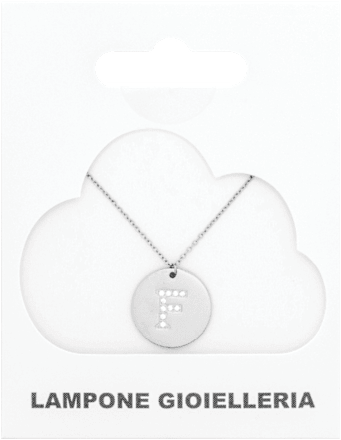 Ogrlica slovo F - Silver Lampone