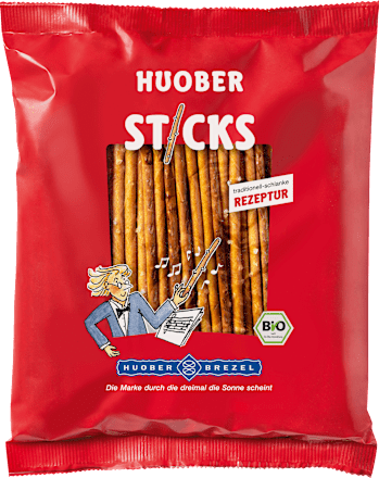 Knabbergebäck Bio Salzstangen Sticks Huober