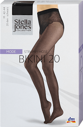 Чорапогащник Bikini Mode, черен, 20 DEN, размер 42-44 Stella Jones