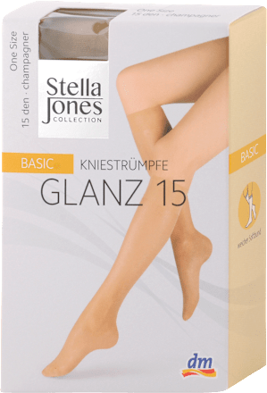 podkolenky Glanz 15DEN, one size champagner Stella Jones