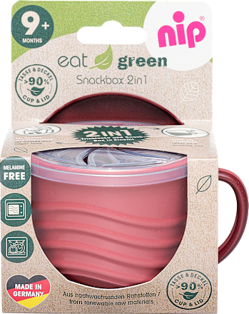Snackbox eat green 2in1 rot Nip