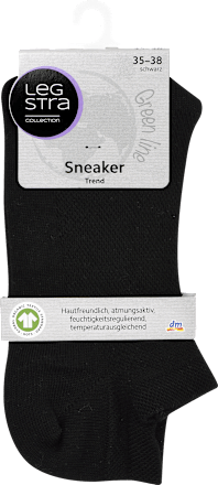 ponožky Sneaker Trend černé, velikost 35-38, 1 pár Legstra